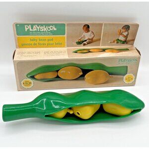 Vintage 1974 PLAYSKOOL Baby Bean Pod toy in original box Made in USA
